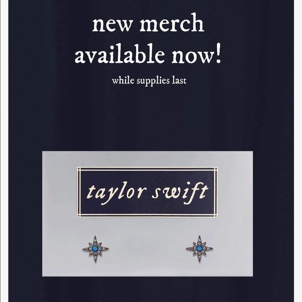 taylor swift opal eyes blue earrings jewelry ring - Picture 12 of 16